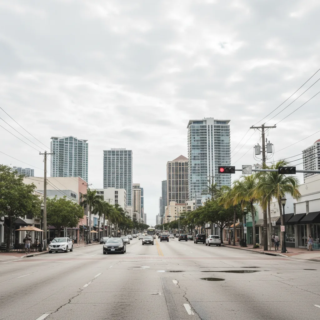 Fort Lauderdale, FL business district